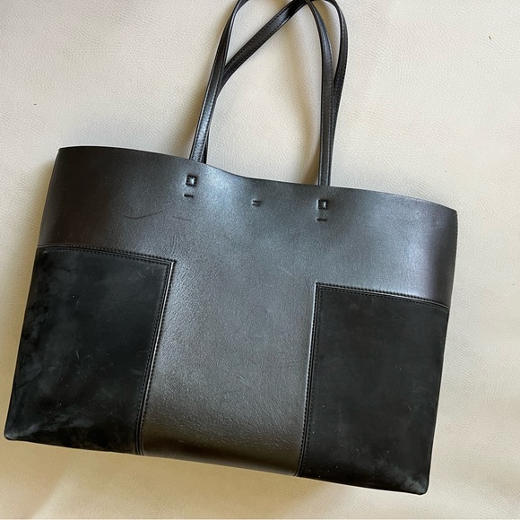 Tory Burch Extra Large Leather & Suede Tote - Picture 3 of 10